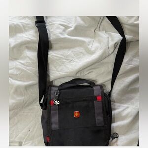 Black and Gray Crossbody Bag